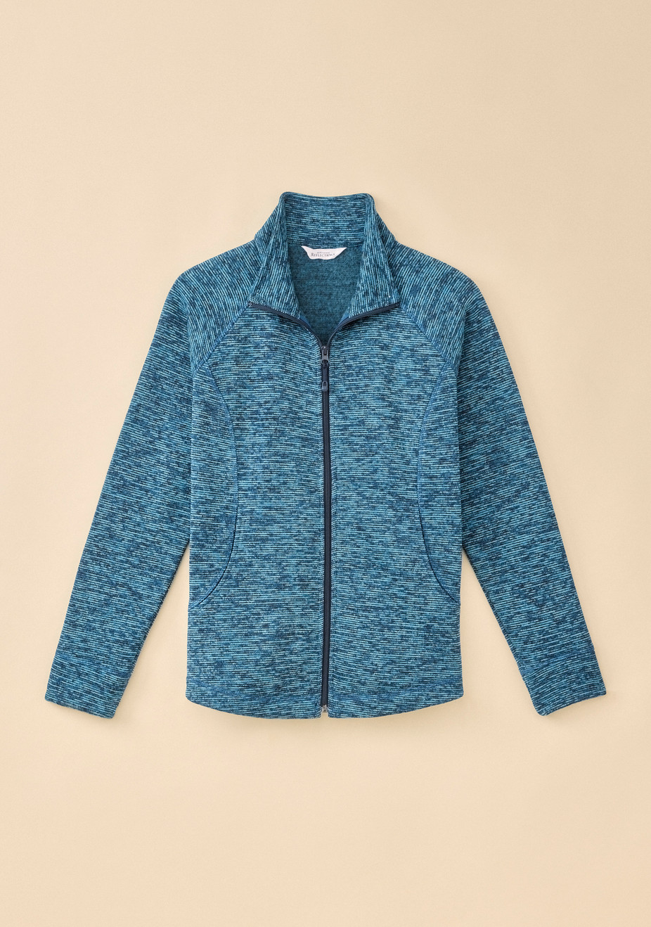 Marled Fleece Full-Zip Jacket