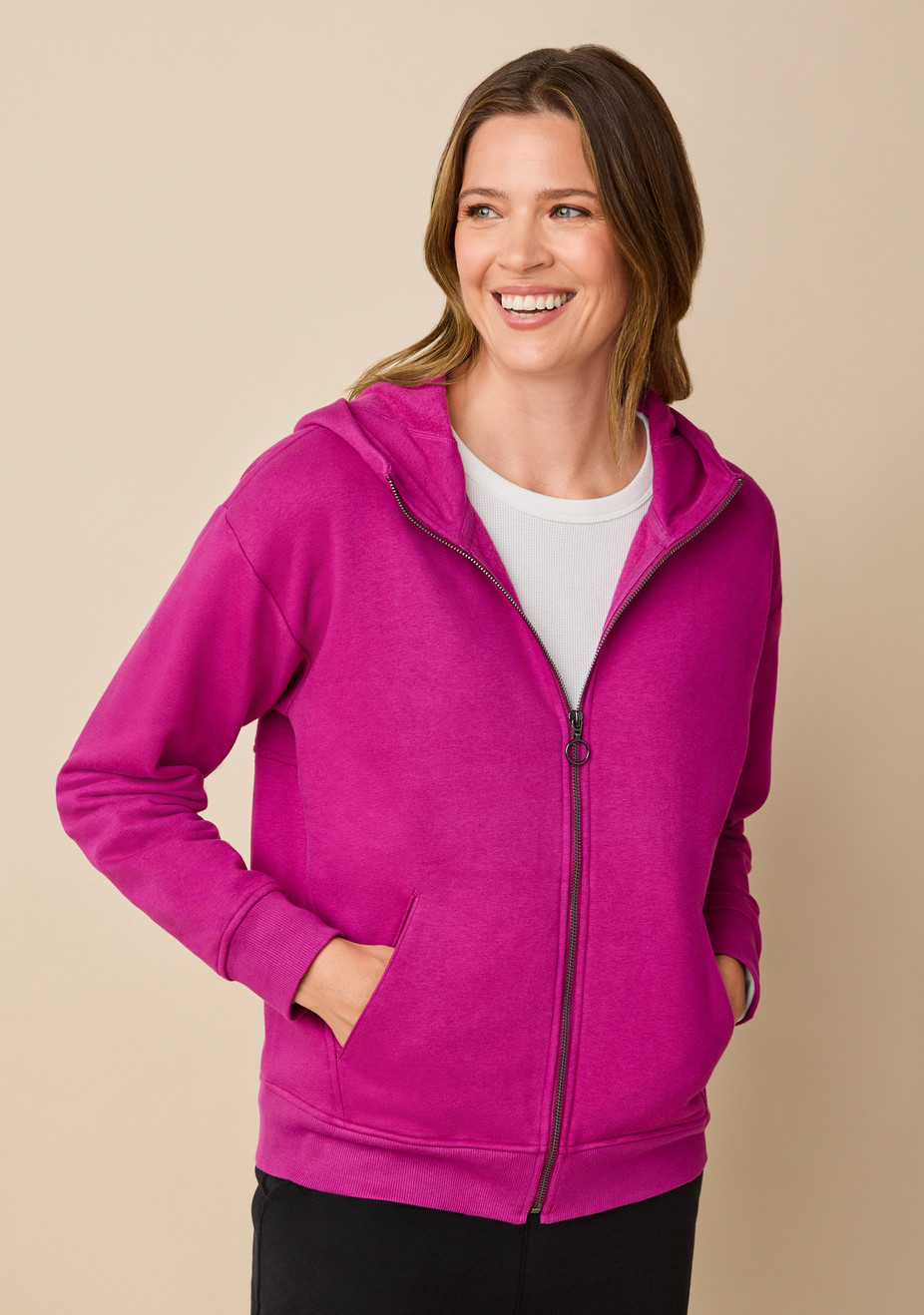 Everyday Zip-Up Fleece Hoodie