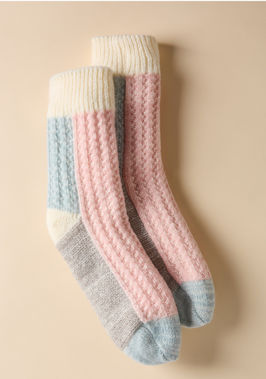 Patchwork Slipper Socks