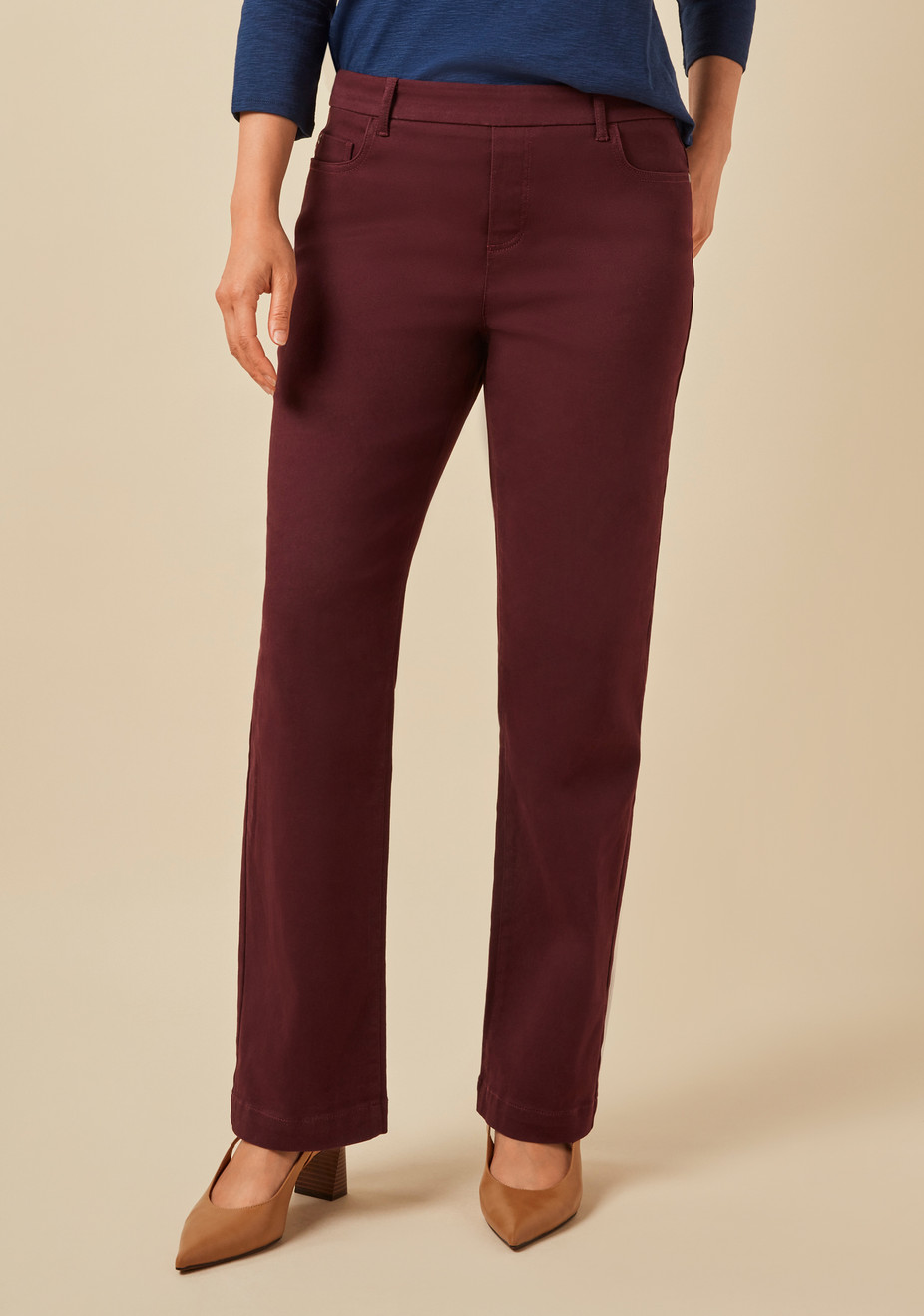 Comfort Fit Straight Leg Jean