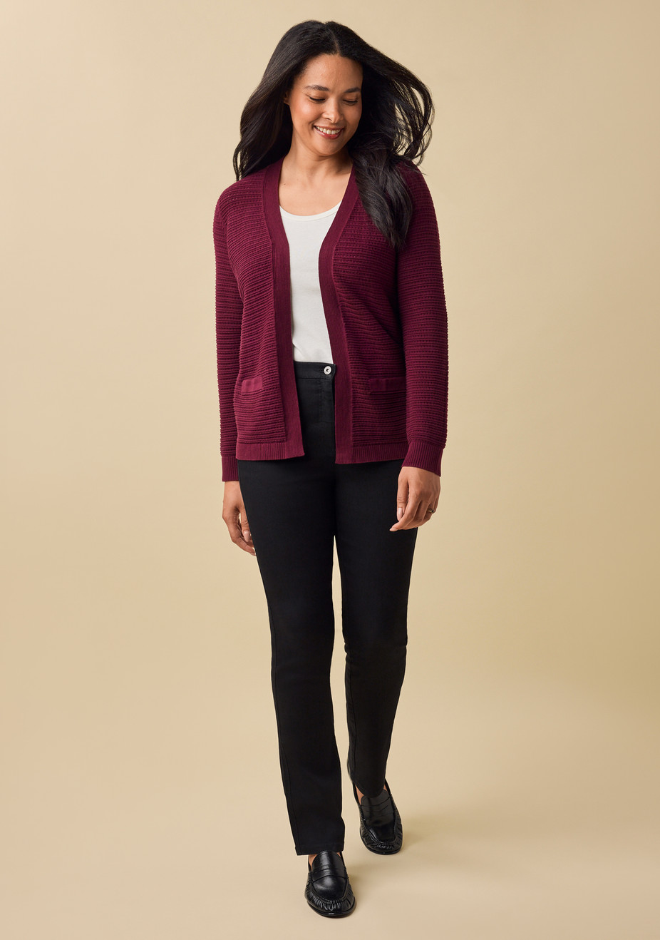Open Front Knit Topper