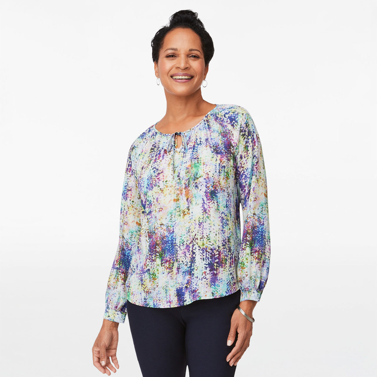 Keyhole Peasant Blouse | Northern 