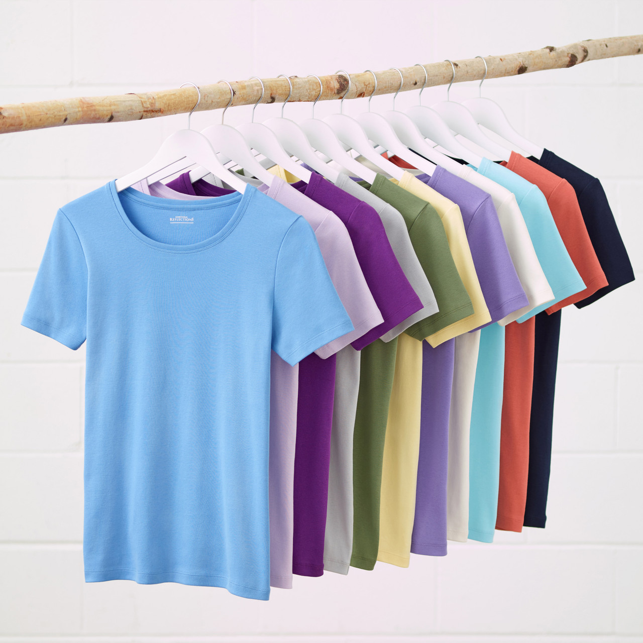 Everyday Fit Solid Crew Neck Tee 