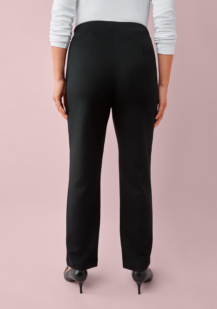 Petite - Straight Leg Knit Pant