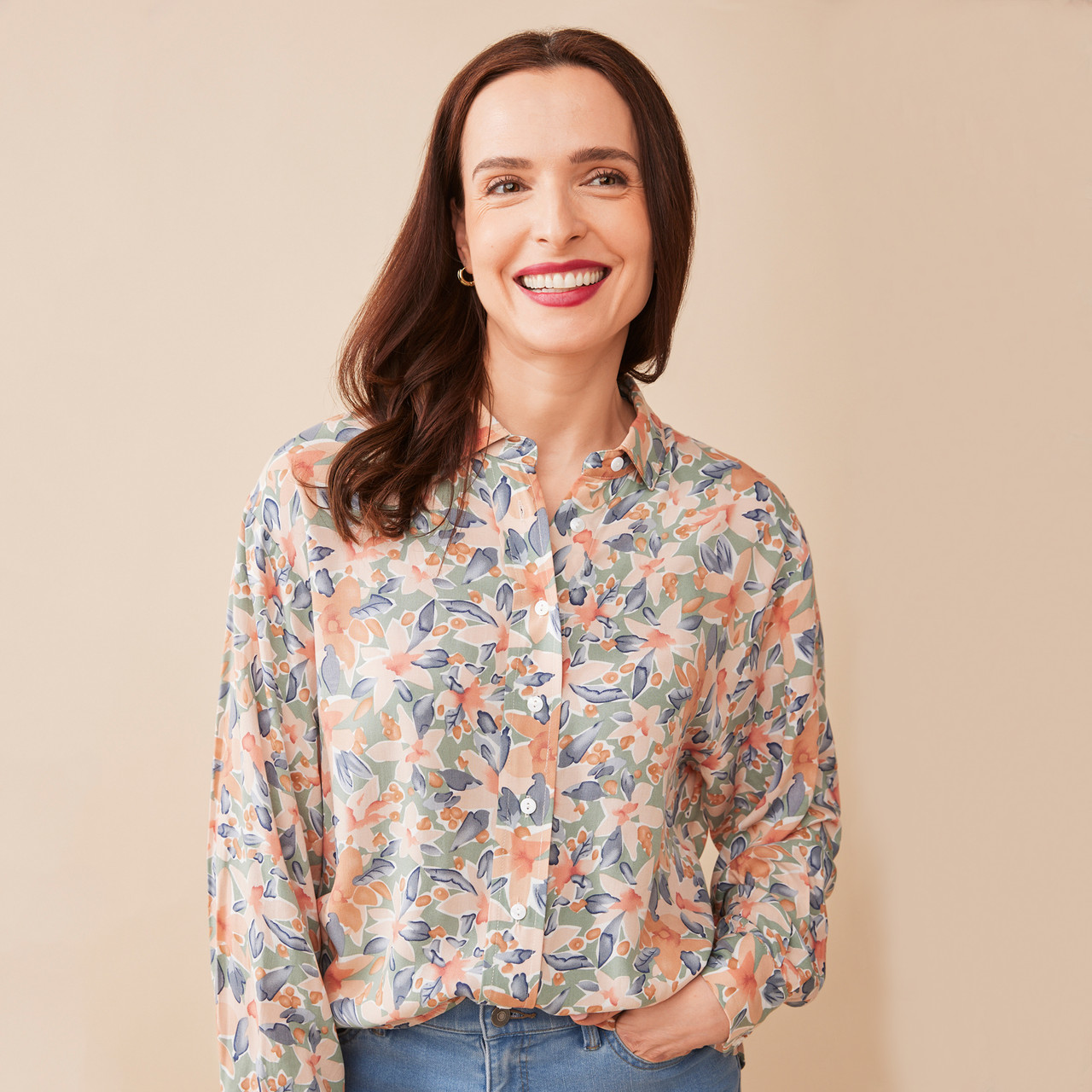 Oversized Floral Shirt | Northern Reflections