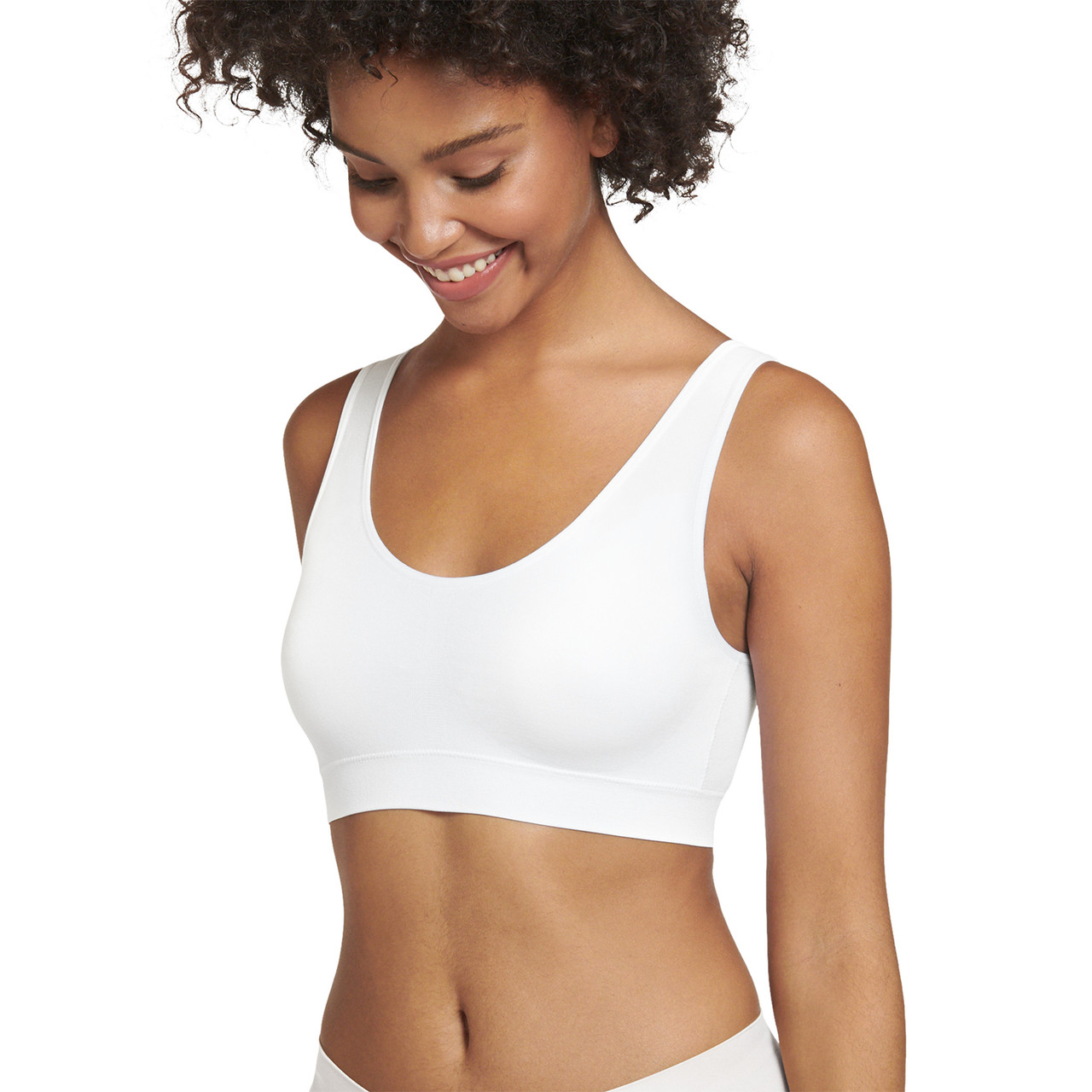 32 DEGREES Womens Cool Wicking Casual Sports Bralette (Medium, white) 