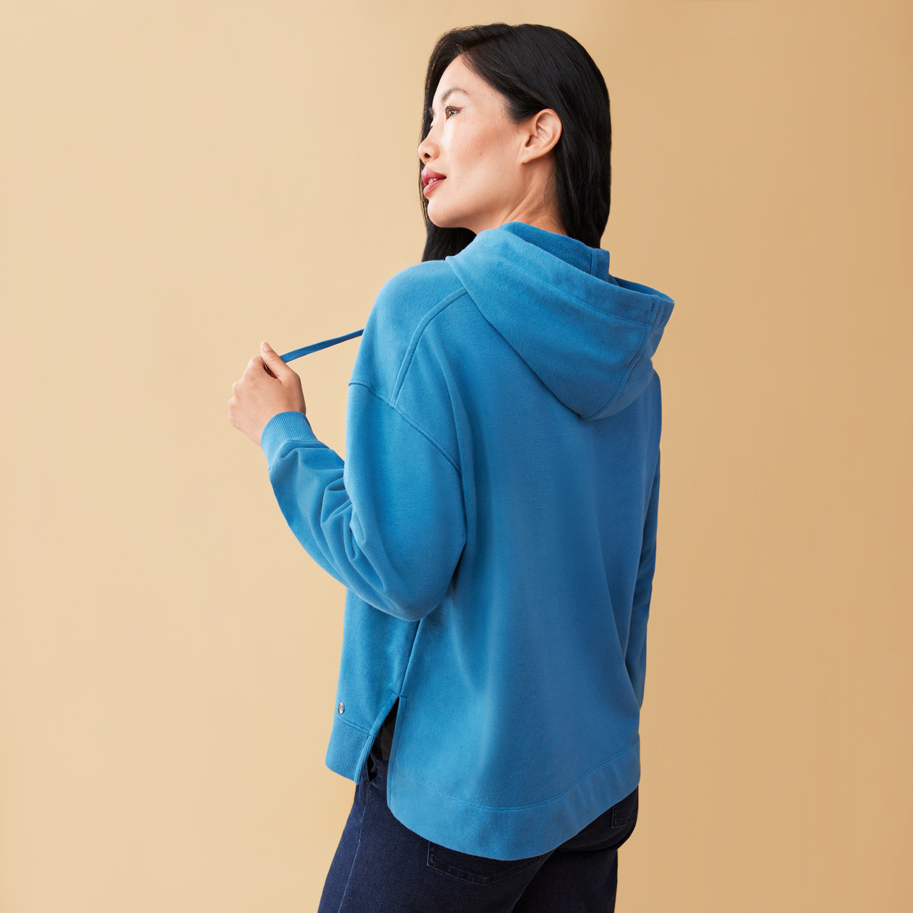 Women's Structured Knit Hoodie