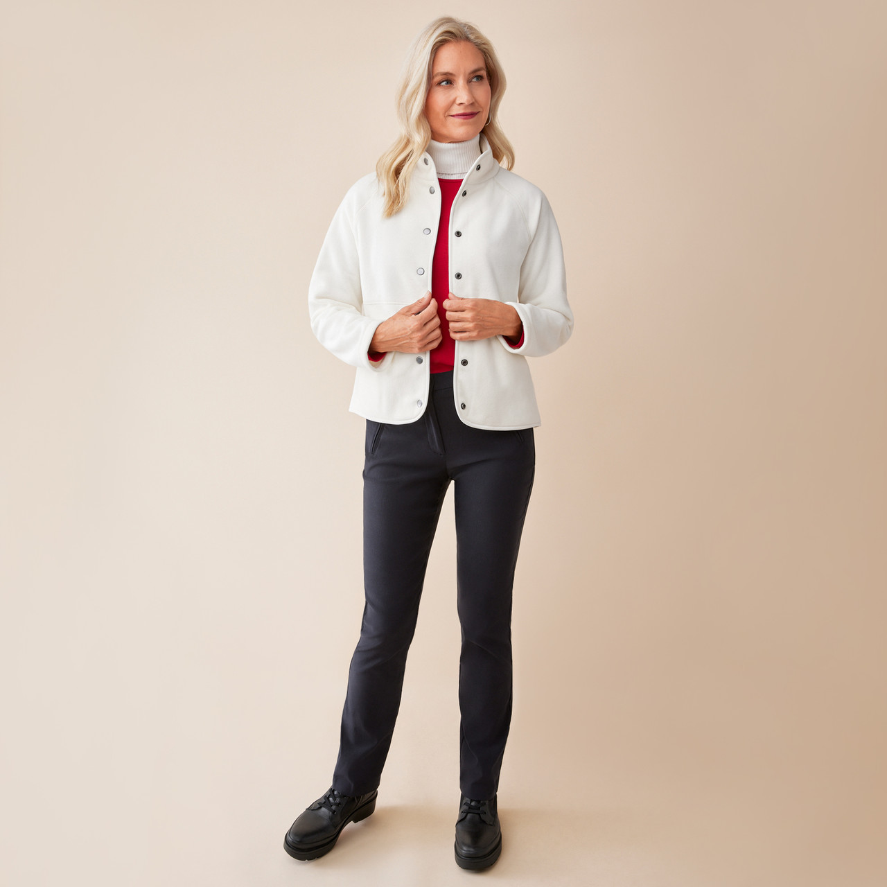 Women's Sonoma Goods For Life® Snap Through Fleece Jacket $11.99