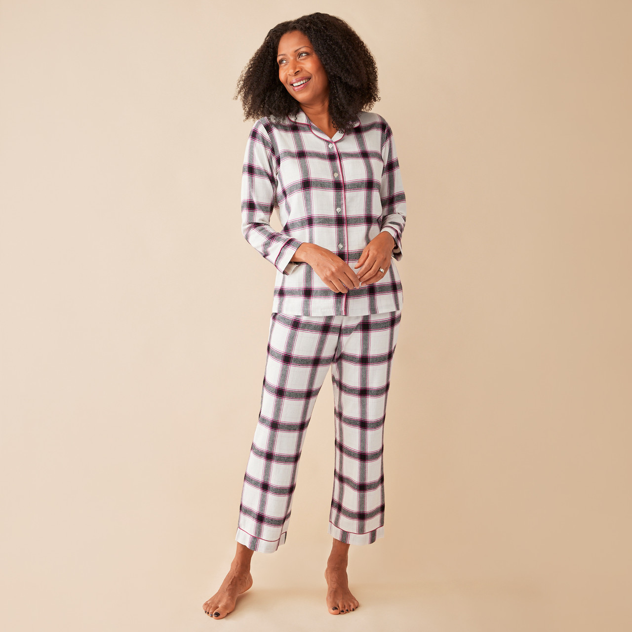 Women's Windowpane Pyjamas