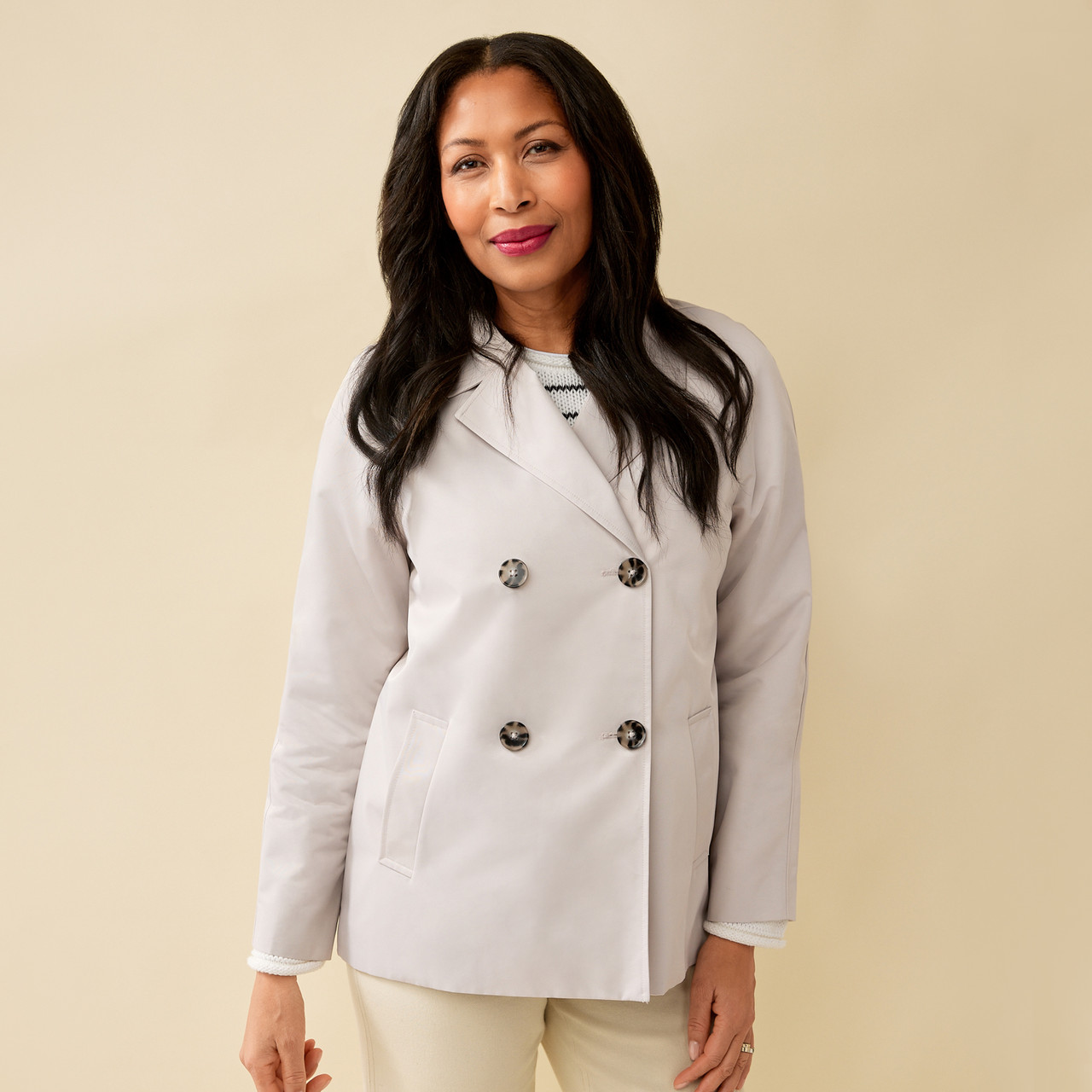 SHORT TRENCH COAT - Collection - Woman - NEW IN