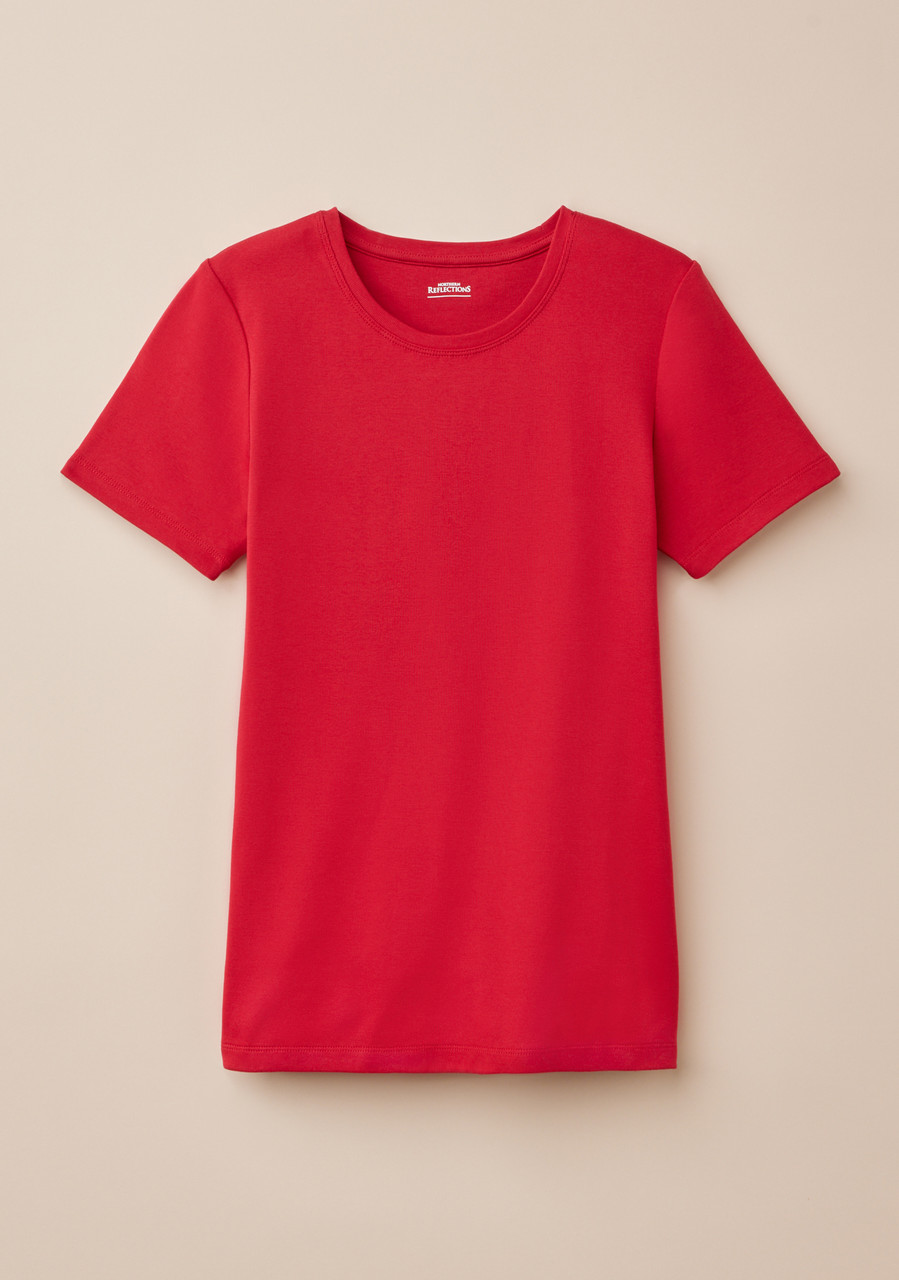 Everyday Fit Cotton Tee- Red