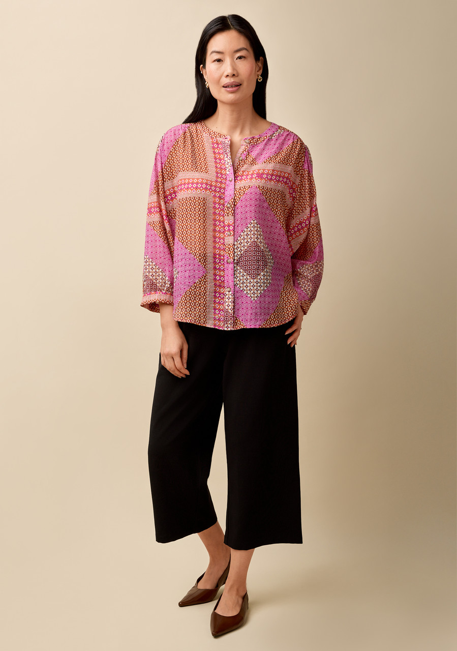 Printed Dolman Sleeve Shirt | Northern Reflections