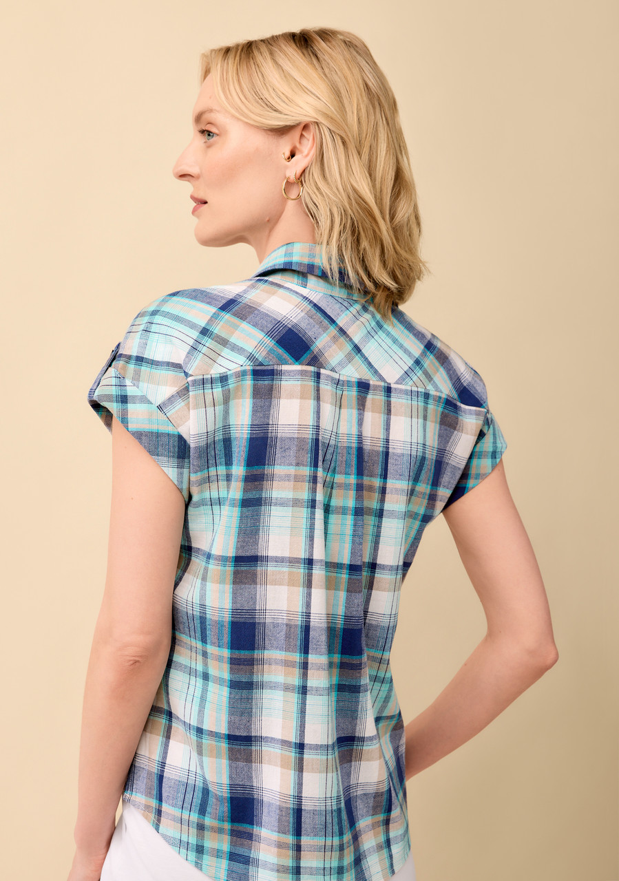 Drop Shoulder Plaid Shirt | Northern Reflections