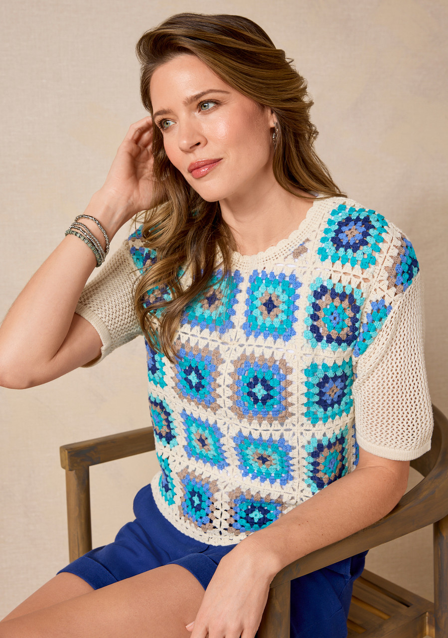 Crochet Square Sweater