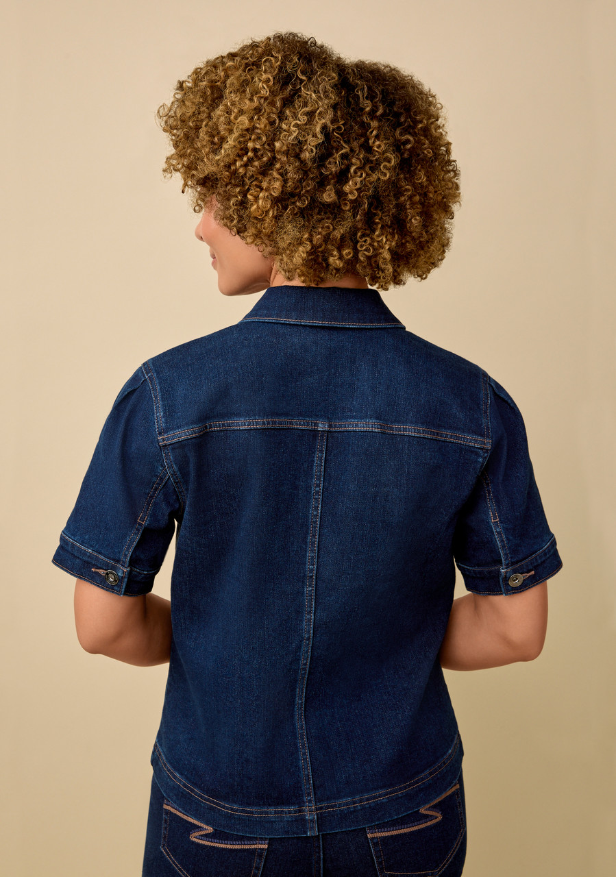 Elbow Sleeve Denim Jacket - BV