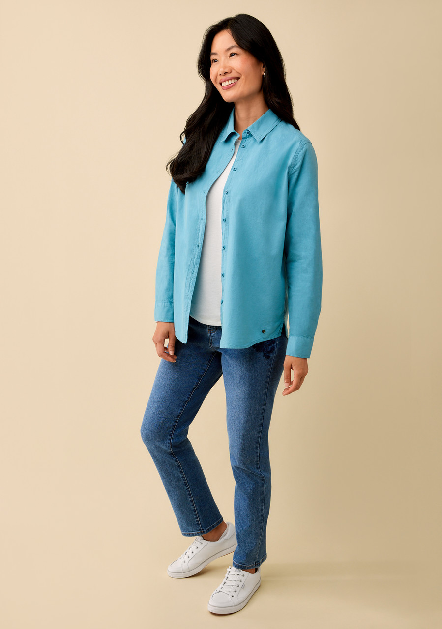 Classic Garment Dyed Shirt  Full Body