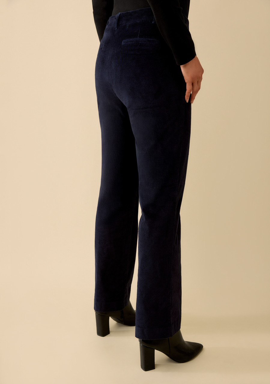Corduroy Straight-Leg Pant Side