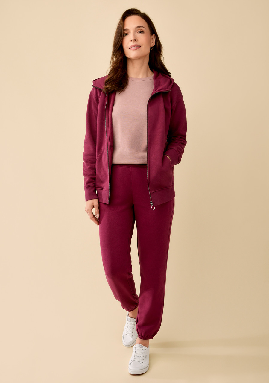 Cozy Full Zip Hoodie Full Body