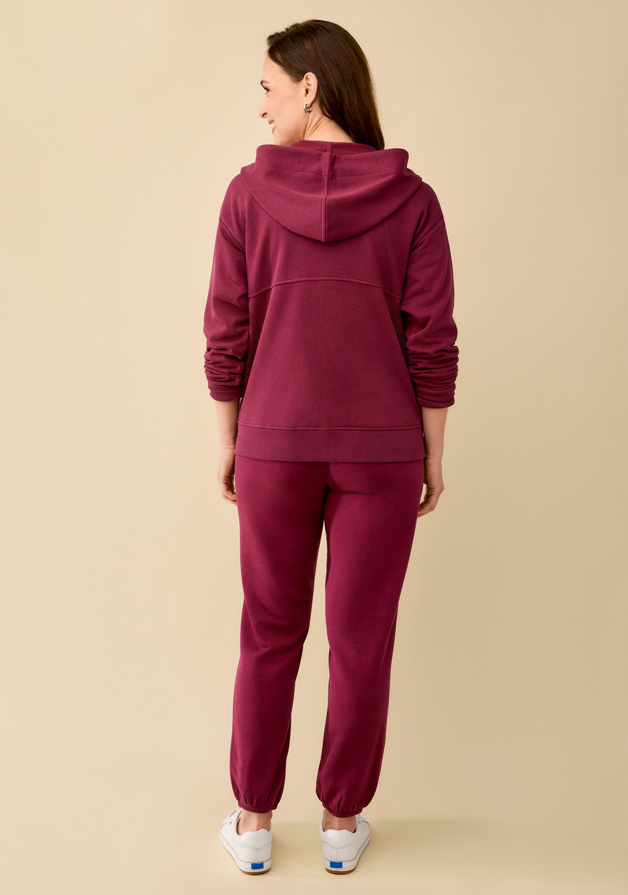 Cozy Full Zip Hoodie Back View