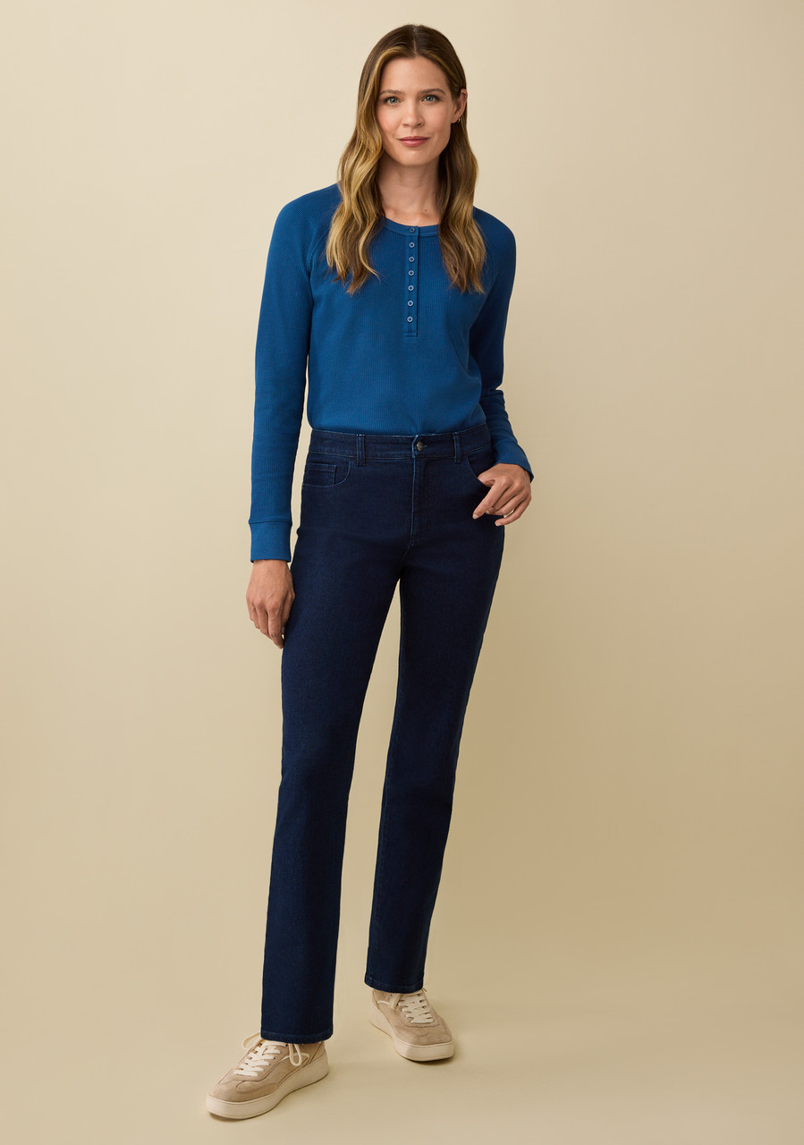 Curvy Essential Straight Leg Jean - Full Body