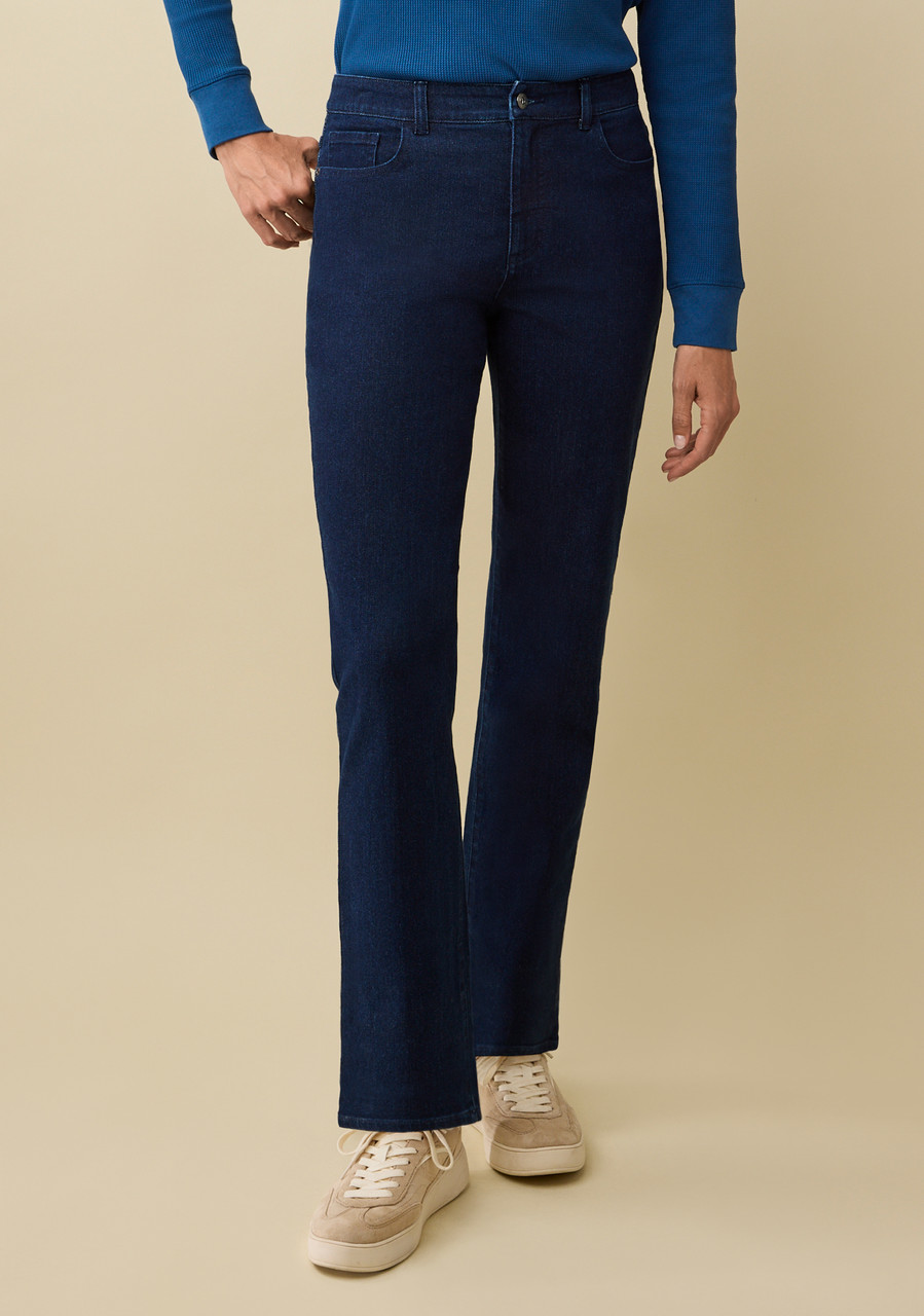 Curvy Essential Straight Leg Jean - Half Body