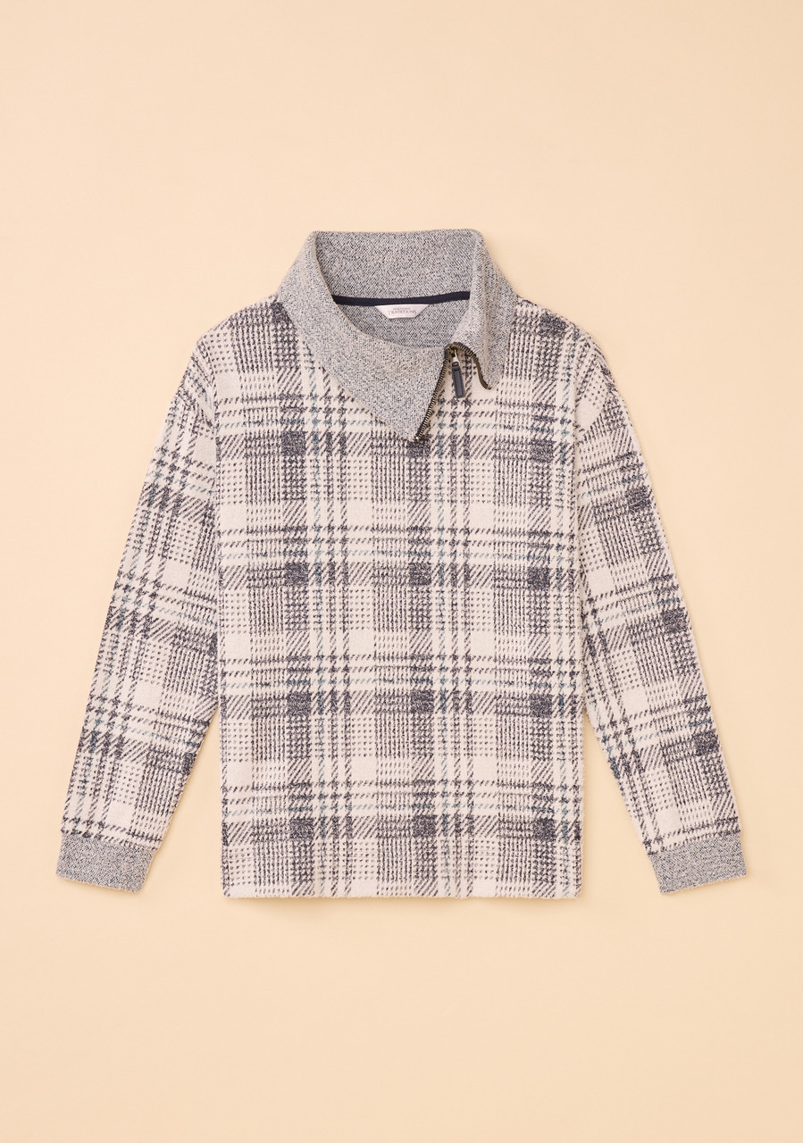 Zip Cowl Neck Pullover | Northern Reflections