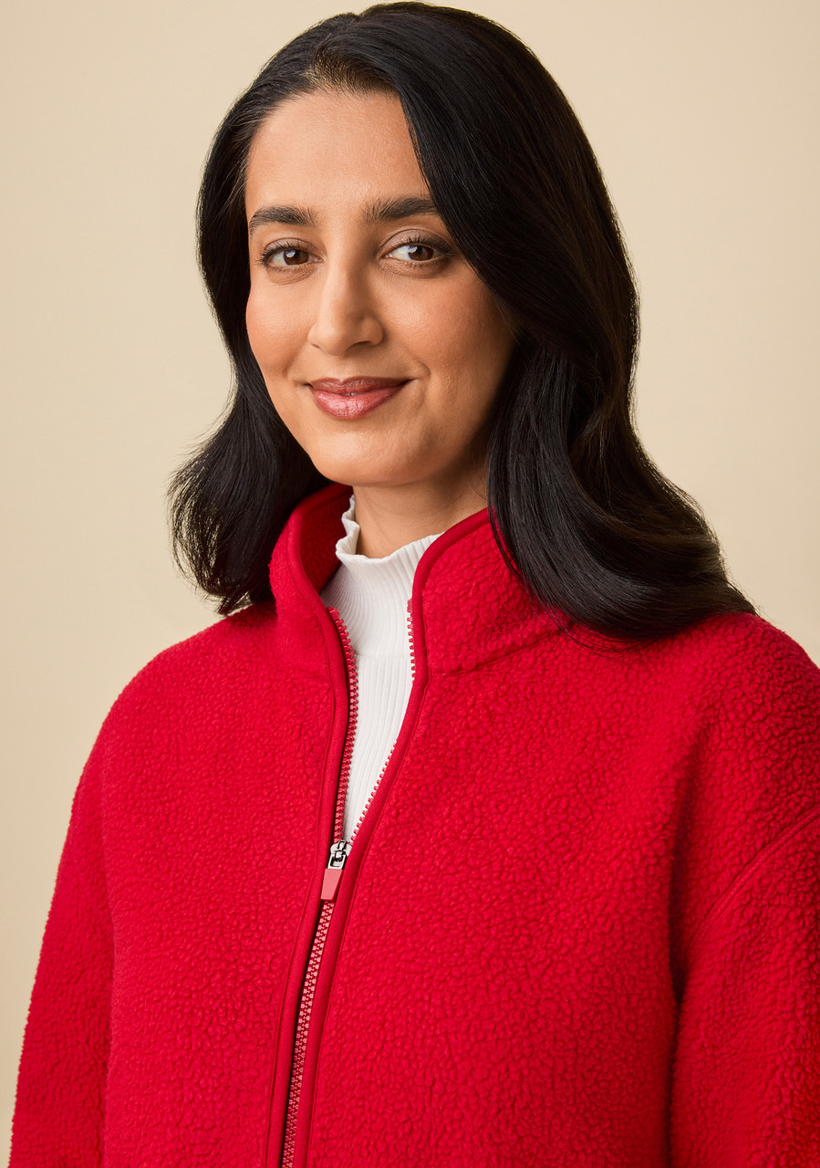 Classic Zip Front Fleece Jacket