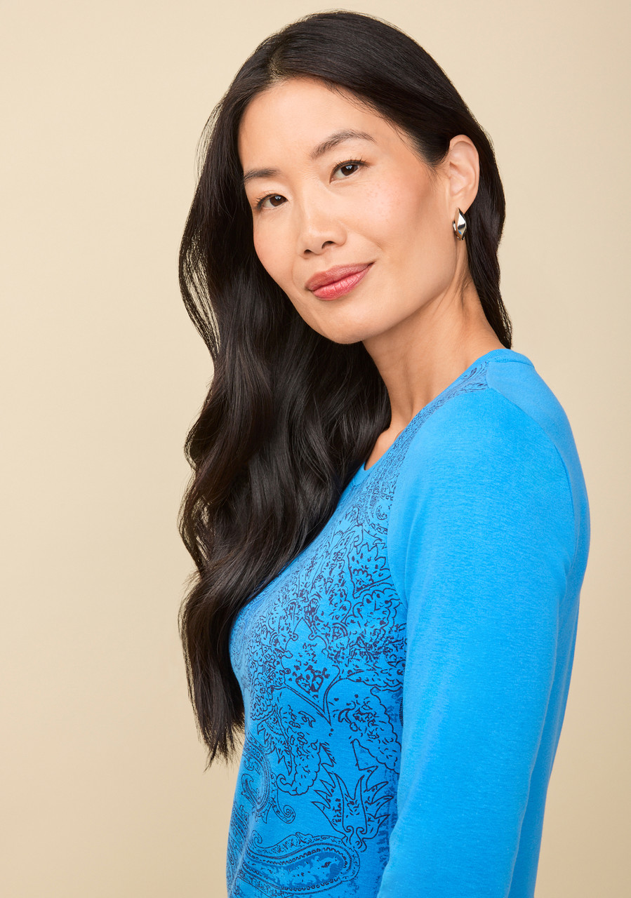 Fantasy Paisley Graphic Tee side