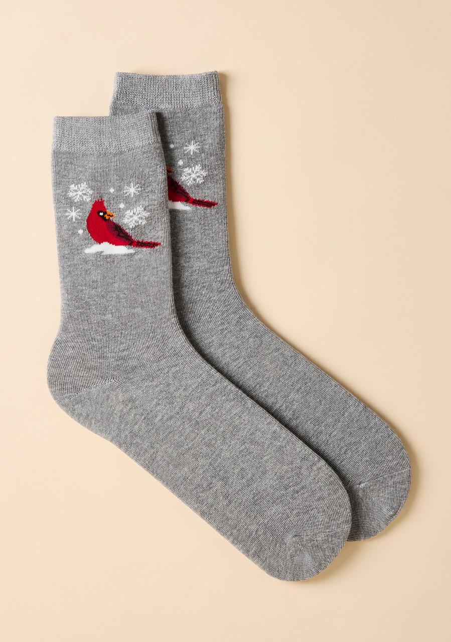 Holiday Cardinal Crew Box Set Socks 