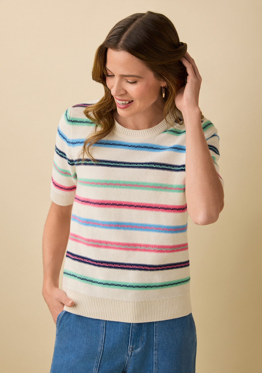 Multicolour Striped Sweater