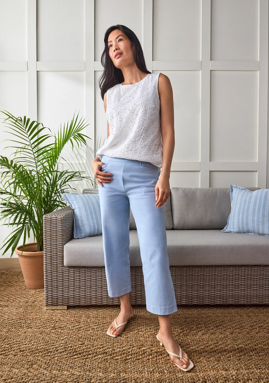 Comfort Straight Leg Crop Pant - lifestyle 