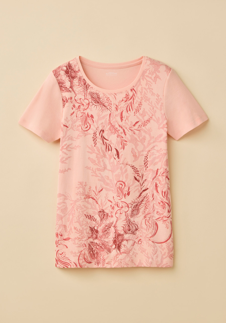 Shell Print Graphic Tee