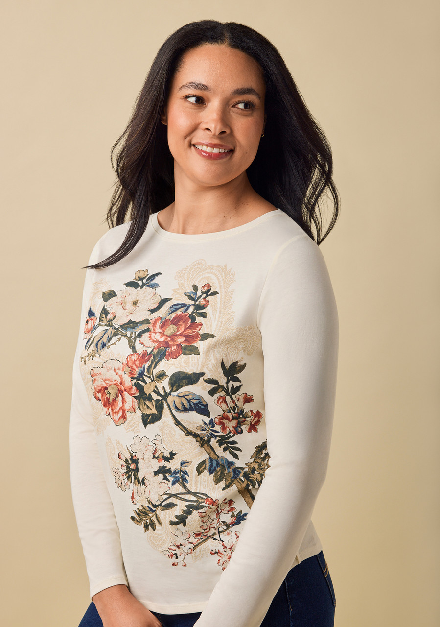 Rose Graphic Organic Cotton Tee