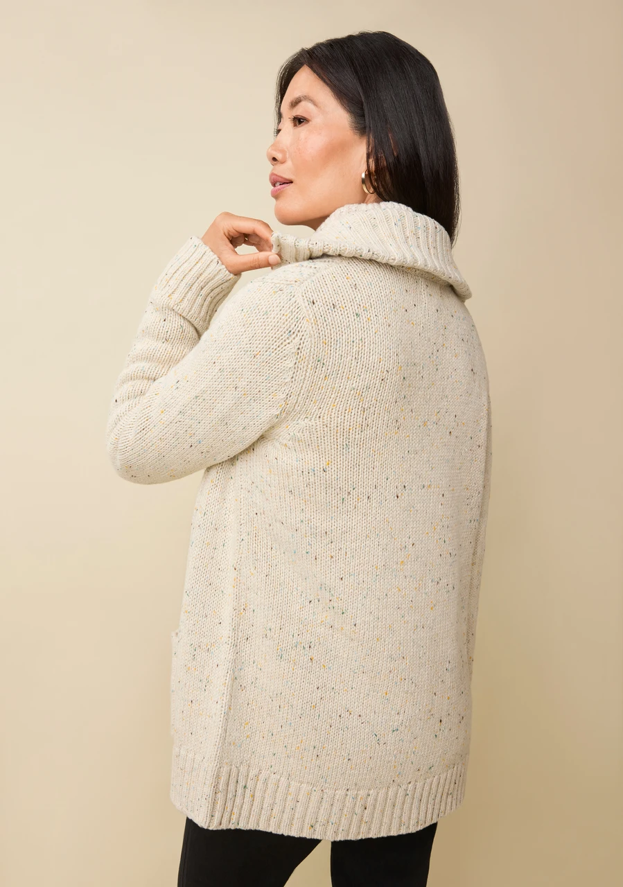 Heritage Toggle Cable Knit Cardigan