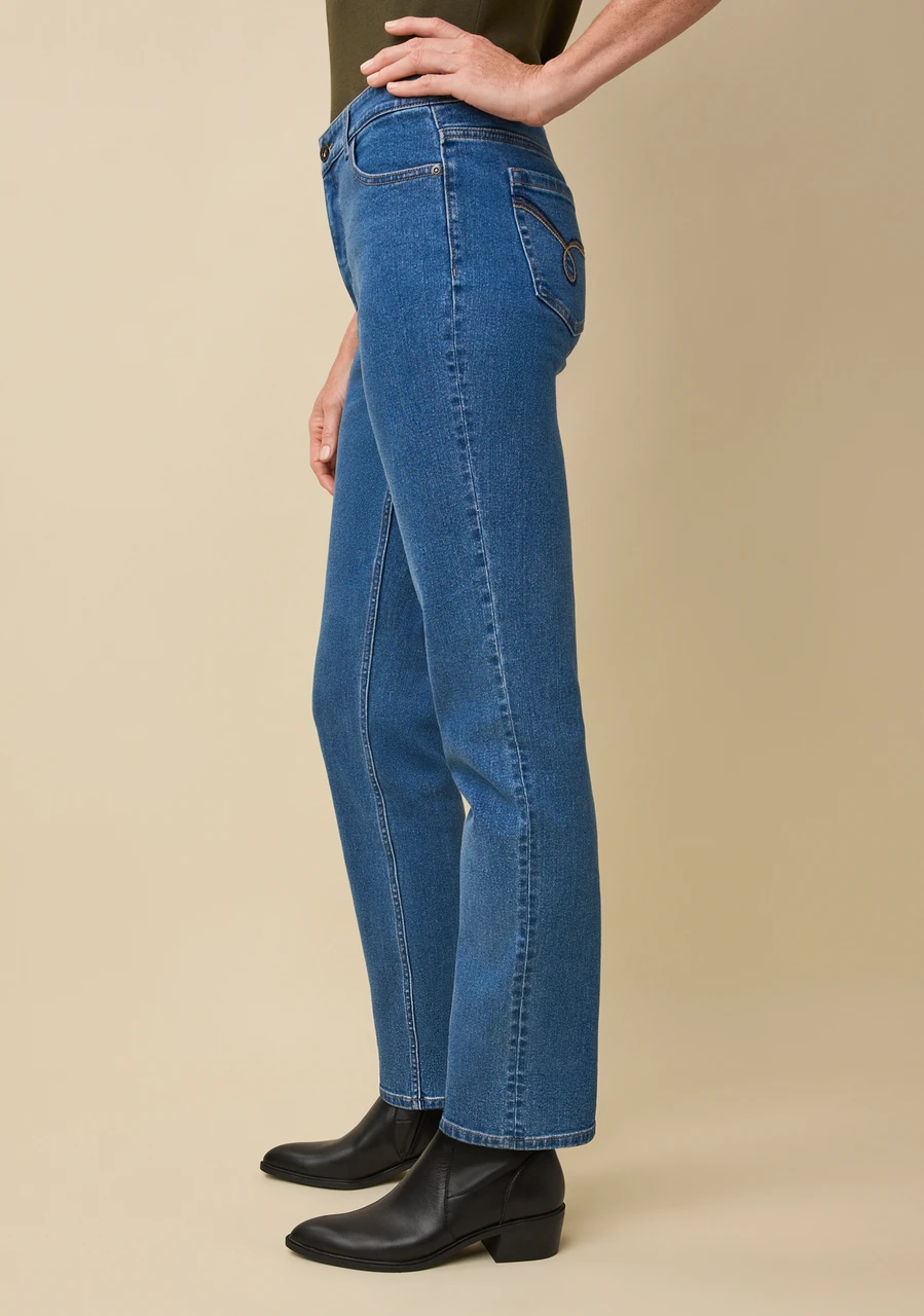 Essential Slim Straight Leg Jeans