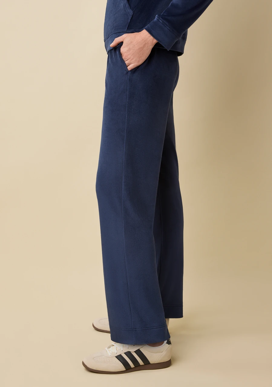 Plush Velour Pull-On Pants