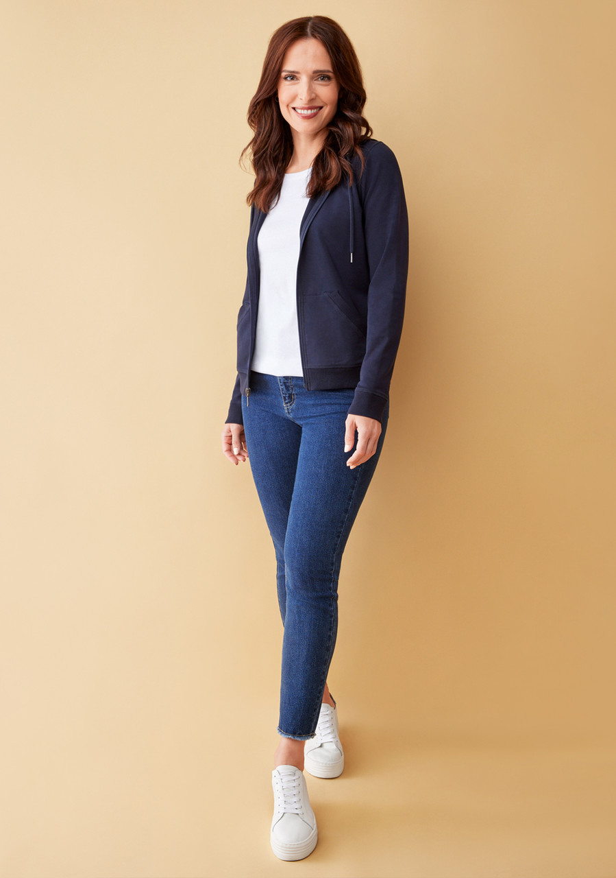 Basic Perfect Hoodie Full Body - Navy Basic Perfect Hoodie Full Body - Navy