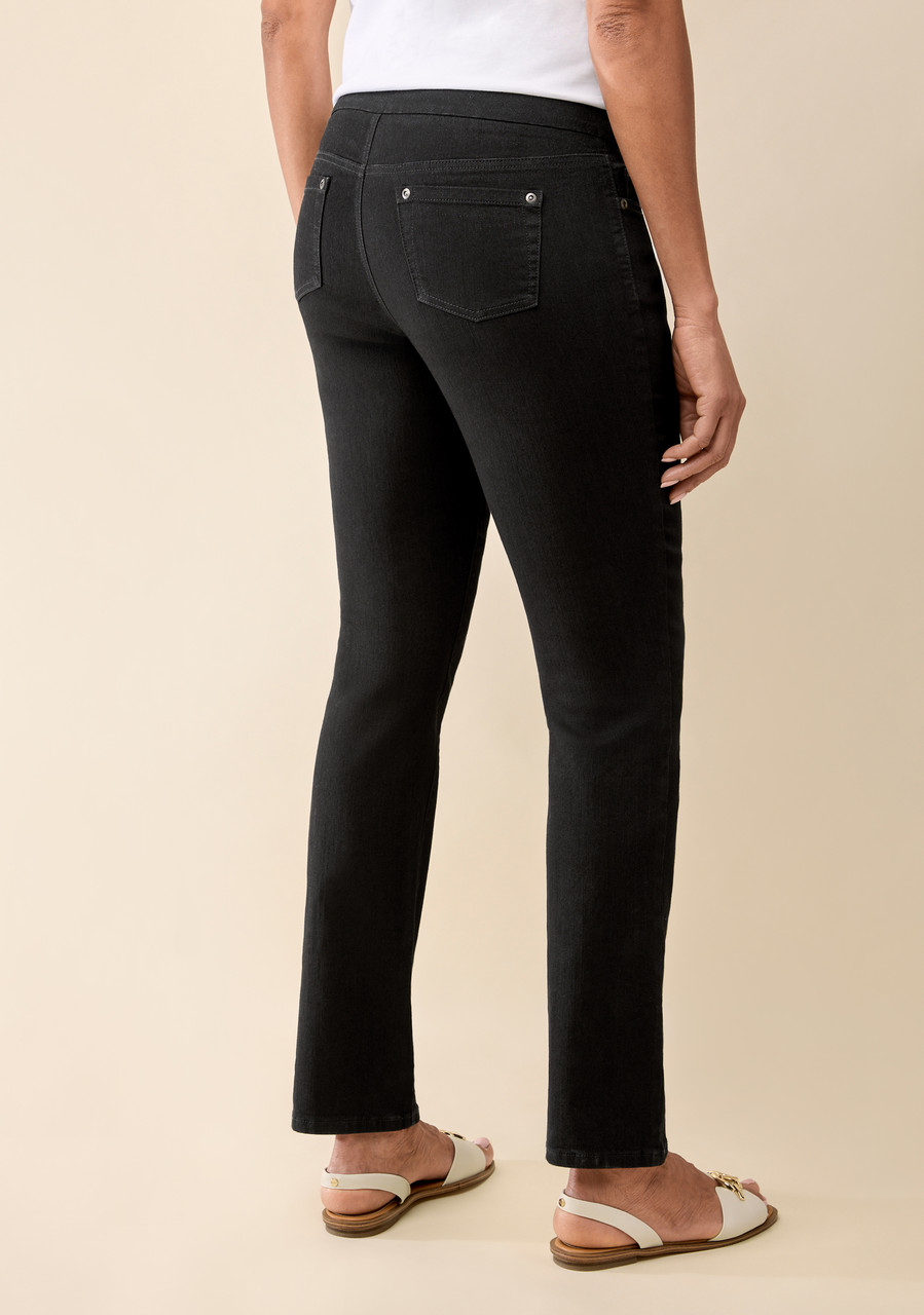 Basic Black Comfort Jean - Back View 
