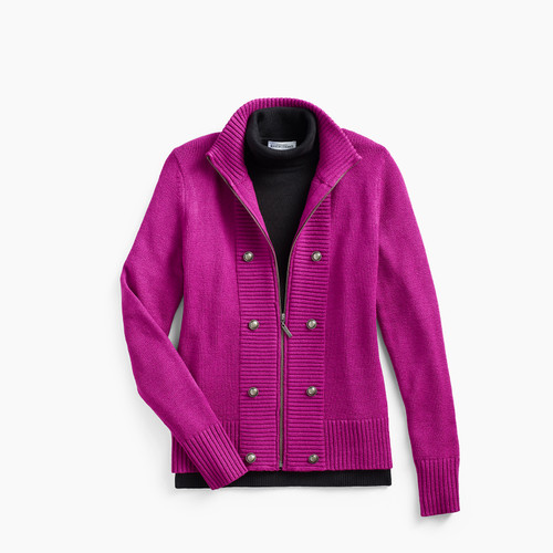 military sweater jacket