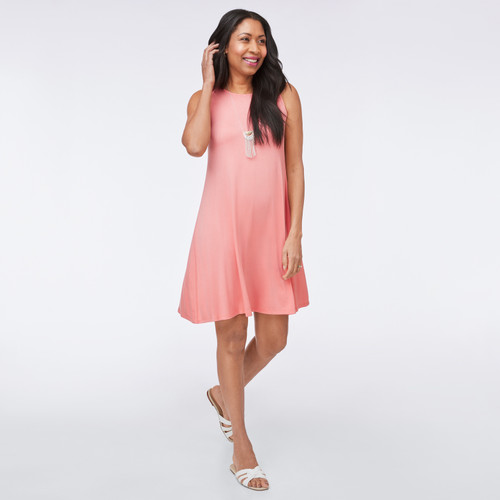Solid Sleeveless Swing Dress | Northern 