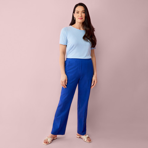 Shop Aegean Blue Women's Cotton Capris At Great Price Online