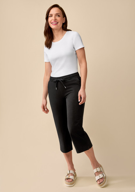 Slub French Terry Capri