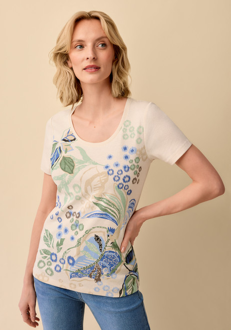 Floral and Foliage Tee
