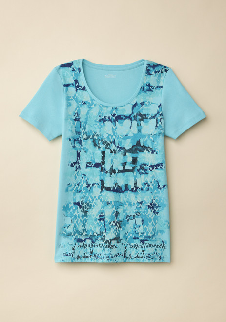 Everyday Fit Border Print Tee