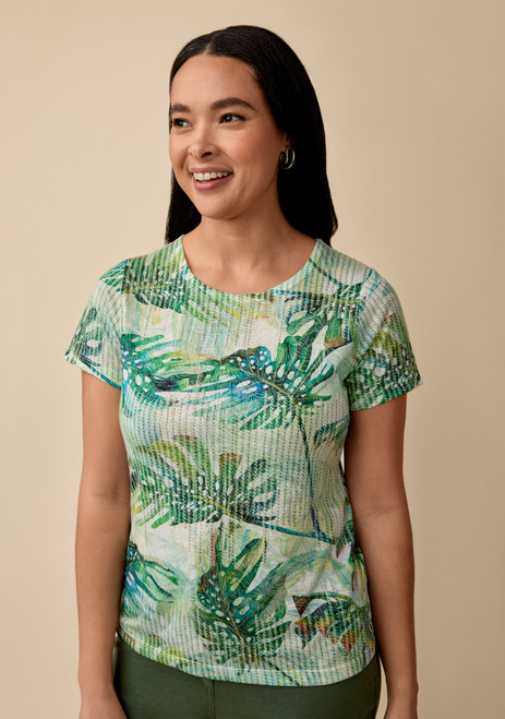 Tropical Print Sublimation Top