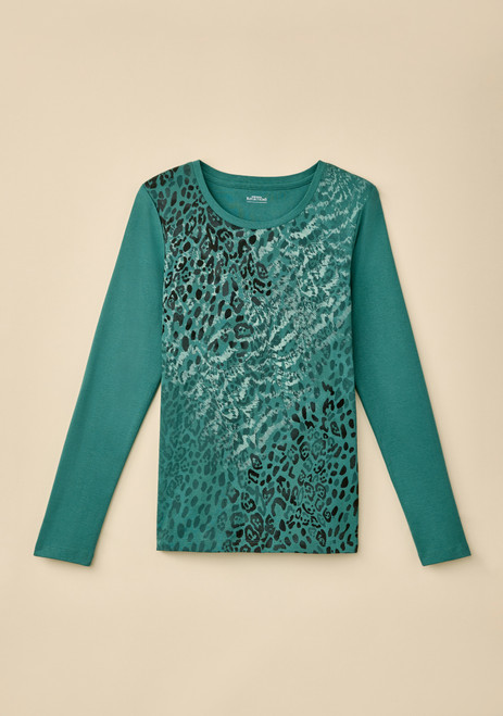 Animal Print Graphic Tee