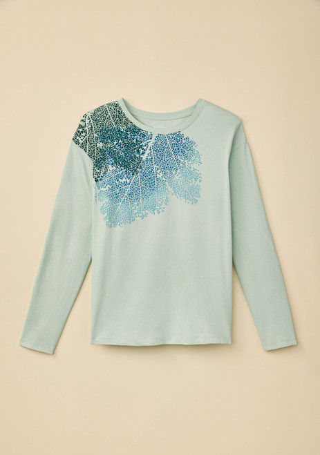 Organic Cotton Leaf Graphic Tee