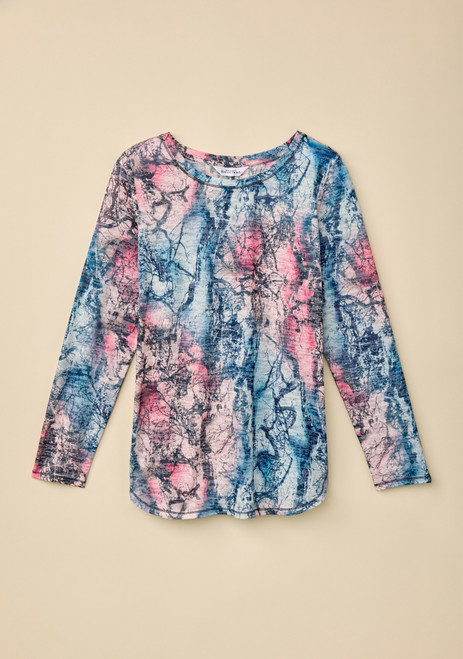 Statement Print Long Sleeve Top
