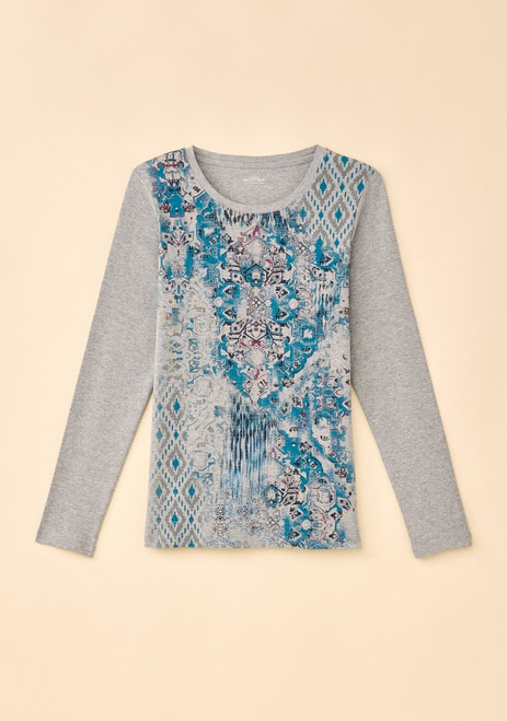 Geometric Mosaic Graphic Tee