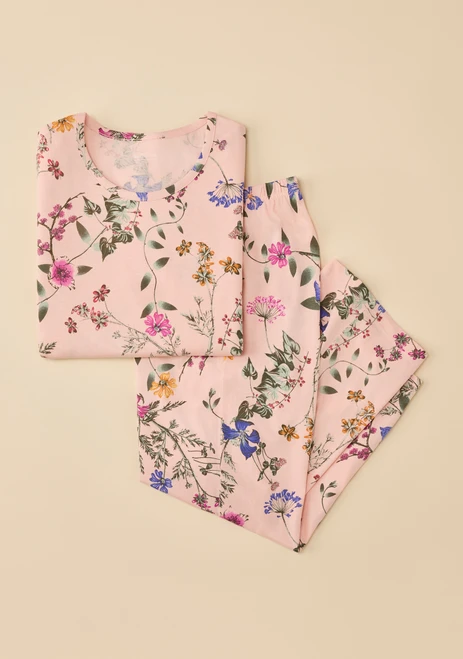 Flower Print Pyjama Set